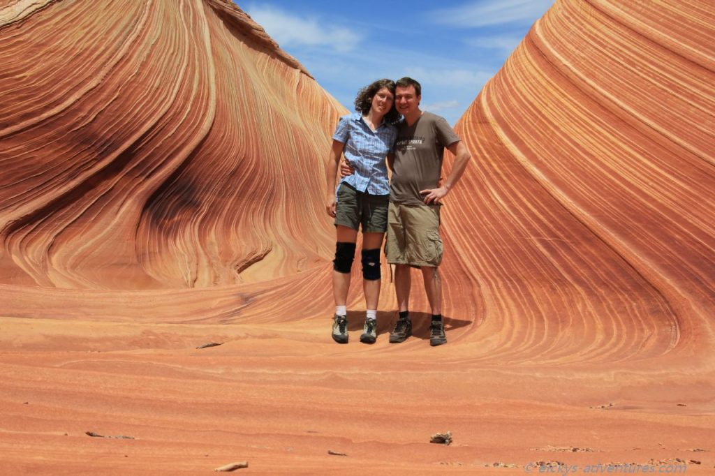 Sandra und Frank an der Wave