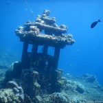 Unterwasserwelt in der Jemeluk Bucht: Unterwassertempel