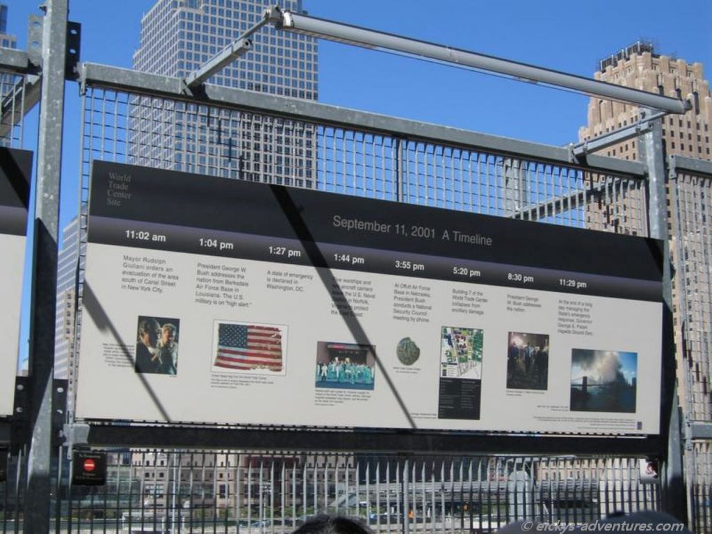 Ground Zero Time Line