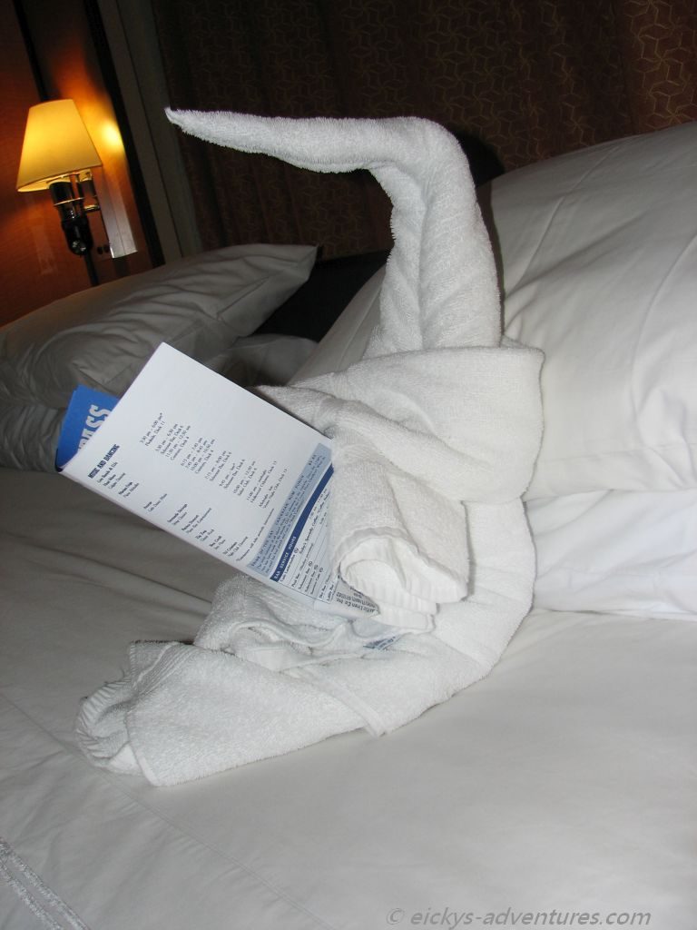 Towel Animal beim Zeitung lesen