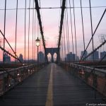 Brooklyn Bridge bei Sonnenaufgang