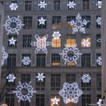 Schneeflocken am Rockefeller Center