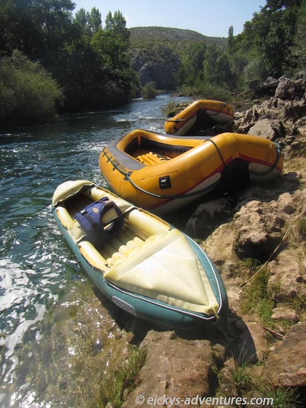 Rafting auf dem Zrmanja River Rafting auf dem Zrmanja River
