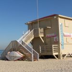 am Strand von Tel Aviv