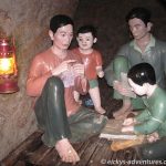 Tunnel von Vinh Moc, Schlafraum einer Familie