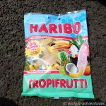 Am südlichsten Zipfel (keine Ahnung, ob wir nun exakt an der Stelle waren oder knapp daneben) hatten wir Lunch. Zum Nachtisch gab es von dem Süßwarenhersteller aus Bonn Tropi Frutti Hawaii-Edition.