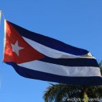 Vinales: cubanische Flagge im Parque Jose Marti