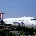 unser Flieger von Hawaiian
