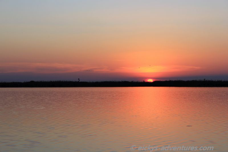 Sonnenuntergang über dem Okavango Delta Sonnenuntergang über dem Okavango Delta