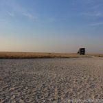 in der Makgadikgadi Salzpfanne