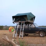 Camping auf der Mweya Peninsula