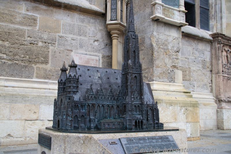 der Stephansdom in Miniatur der Stephansdom in Miniatur