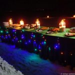 Dinner under the stars: Sandbank Oshagalhi