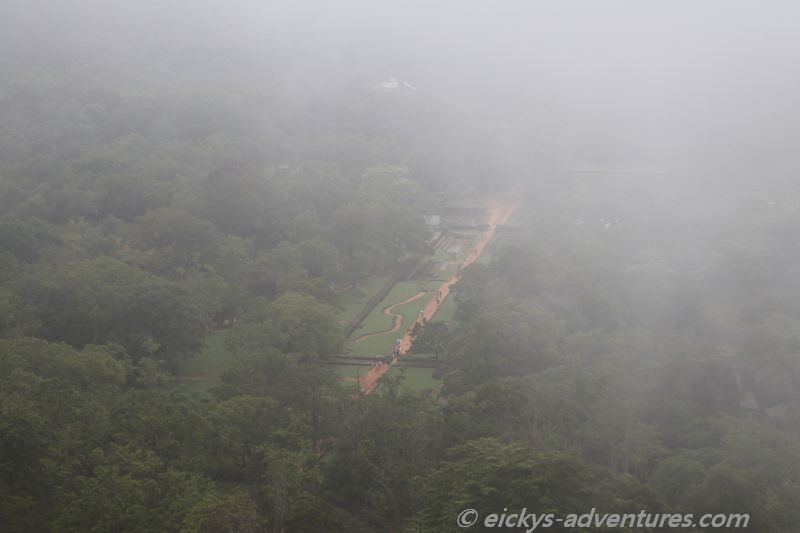 der Blick vom Sigiriya Felsen der Blick vom Sigiriya Felsen