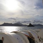 Blick zurück auf Sao Vicente