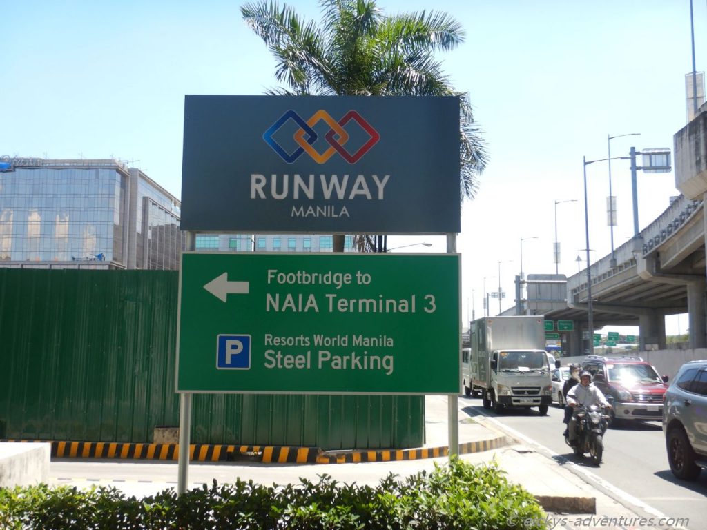 Fußgängerübergang von Newport zum Terminal 3