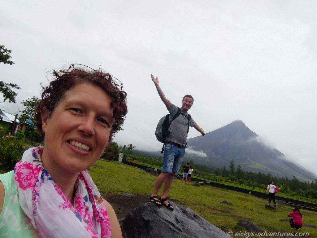 Mount Mayon an den Cagsawa Ruins