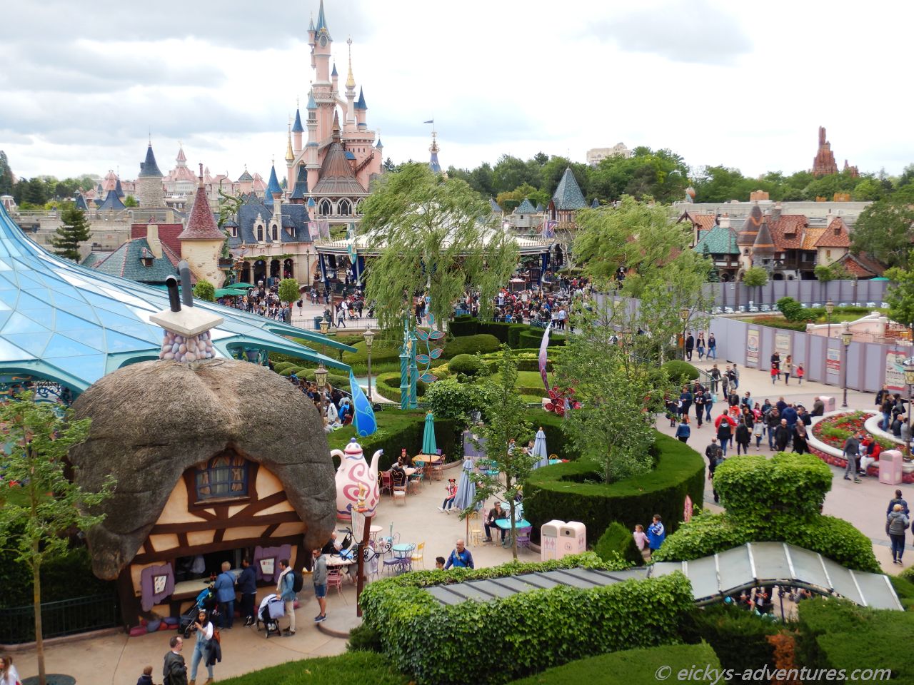 Blick über das Disneyland Paris Blick über das Disneyland Paris